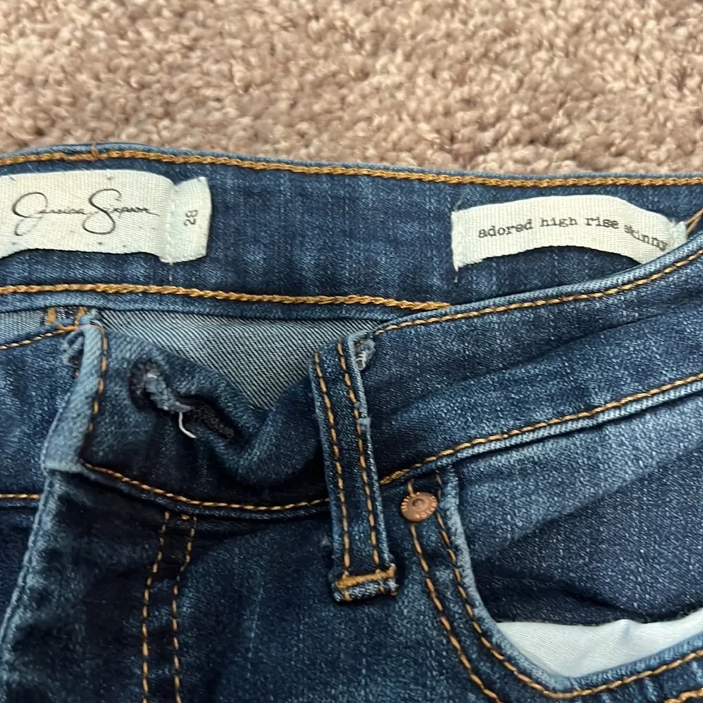 Jessica Simpson high rise skinny jeans - Picture 2 of 3